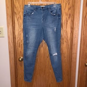 Mudd Distressed Hi-Rise Jeggings